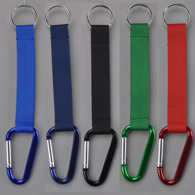 Carabiner KS1 Nylon Webbing Strap with Ring for Small Carabiner and Ke –  NexLand