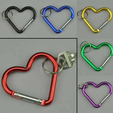 Heart Shaped Carabiner Lock Chain