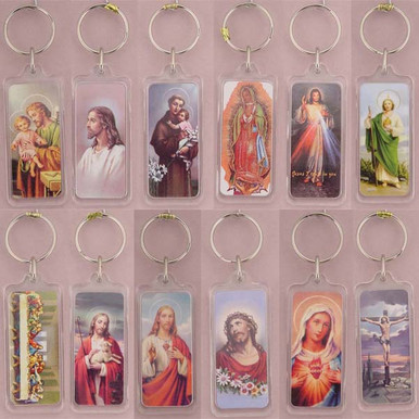 Shop for and Buy Religious Picture Keychain Acrylic Rectangle Full