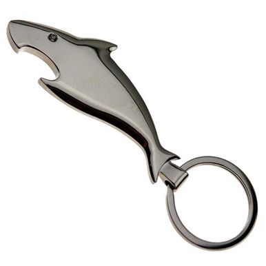 Shop for and Buy Deluxe Shark Nickel Plated Bottle Opener Keychain
