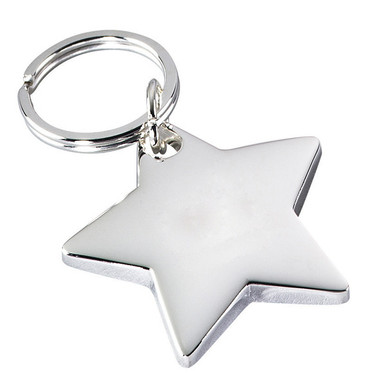 Silver Deluxe Star Keychain