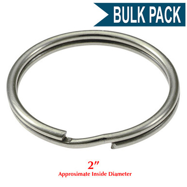 2 Diffrent Key Rings Shop for and Buy Heavy Duty Split Key Ring Nickel Plated 2 Inch ...