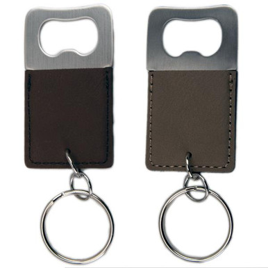 Leather Bottle Opener Keychain - Blanks Outlet