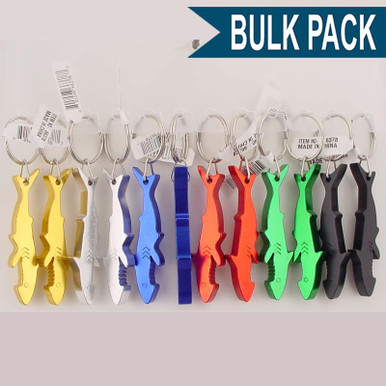 Bottle Opener Key Chain Top Popper - Bulk Pack