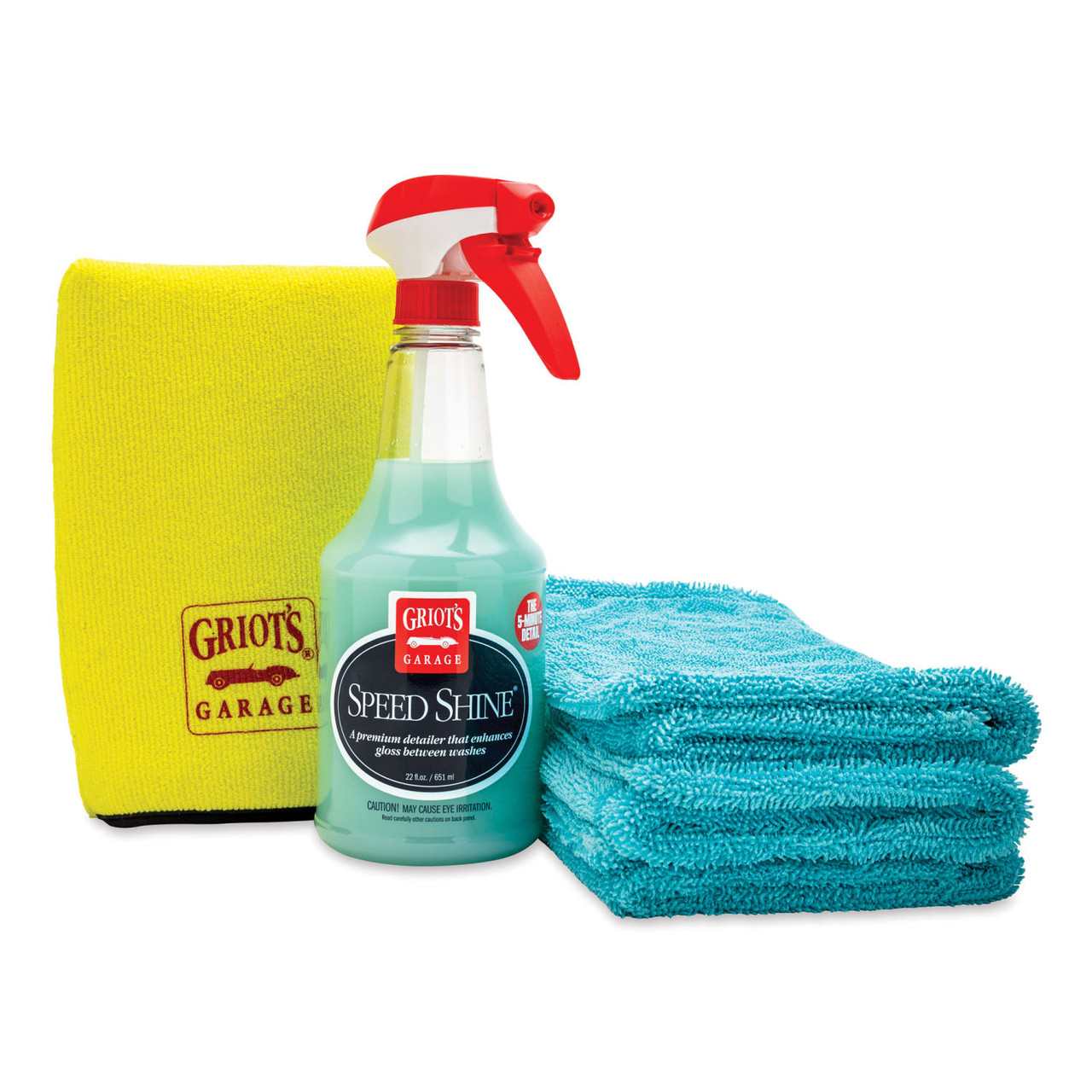 Griot's Garage Fine Surface Prep Clay Mitt (Yellow) - Safe Paint Cleaning For Cars, Glass, Chrome