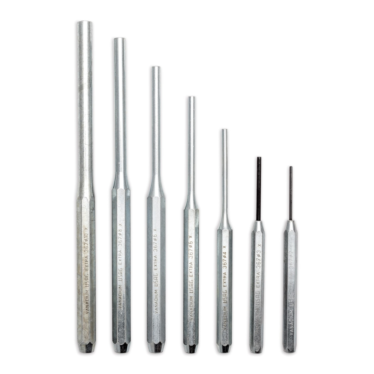 USAG 7-Piece Pin Punch Set - Griot's Garage