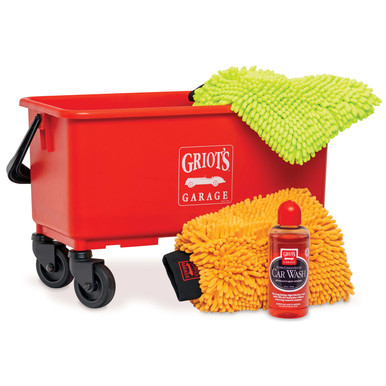 Griots Garage Ultimate Wash Bucket w-Casters & Lid