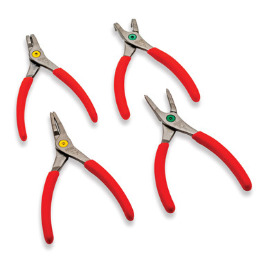 Haumax 4-Piece Circlip Pliers Set – 175mm, CR-V, Blue