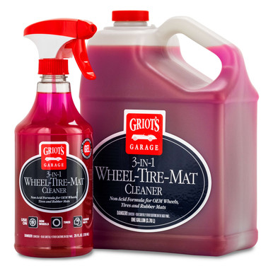 3-in-1 Wheel-Tire-Mat Cleaner, 25 Ounces