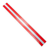 DTSWR Duct Tape Strips with Reflective Stripe, Red DTSWR Duct Tape Strips with Reflective Stripe, Red