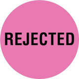 INVLBL 2" Circle, Rejected, Inventory Control Label INVLBL 2" Circle, Rejected, Inventory Control Label