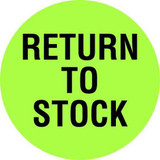 INVLBL 2" Circle, Return to Stock, Inventory Control Label INVLBL 2" Circle, Return to Stock, Inventory Control Label