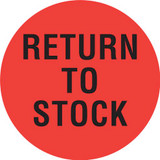 INVLBL 2" Circle, Return to Stock, Inventory Control Label INVLBL 2" Circle, Return to Stock, Inventory Control Label