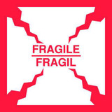 4 x 4" Fragile/Fragil 4 x 4" Fragile/Fragil