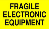 5 x 3" Shipping Label, Fragile Electronic Equipment 5 x 3" Shipping Label, Fragile Electronic Equipment