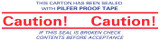 150SP White Imprinted CST White with Red & Blue - "Caution" - 48 mm x 55yd (1 roll) 150SP White Imprinted CST White with Red & Blue - "Caution" - 48 mm x 55yd (1 roll)