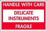 3 x 2" Shipping Label, Delicate Instruments Fragile 3 x 2" Shipping Label, Delicate Instruments Fragile