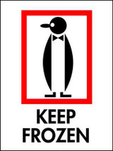 3 x 4" Shipping Label, Keep Frozen 3 x 4" Shipping Label, Keep Frozen