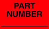 5 x 3" Shipping Label, Part Number 5 x 3" Shipping Label, Part Number