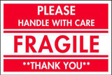 3 x 2" Shipping Label, Fragile, Thank You 3 x 2" Shipping Label, Fragile, Thank You