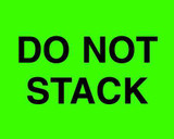 10 x 8" Shipping Label, Do Not Stack