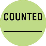INVLBL 2" Circle, Counted, Inventory Control Label INVLBL 2" Circle, Counted, Inventory Control Label