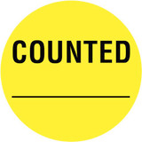 INVLBL 2" Circle, Counted, Inventory Control Label INVLBL 2" Circle, Counted, Inventory Control Label
