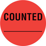 INVLBL 2" Circle, Counted, Inventory Control Label INVLBL 2" Circle, Counted, Inventory Control Label