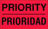 5 x 3" Priority/Prioridad 5 x 3" Priority/Prioridad