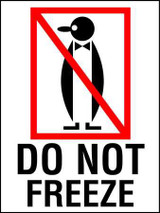 3 x 4 " Shipping Label, Do Not Freeze 3 x 4 " Shipping Label, Do Not Freeze