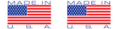 150SP White Imprinted CST White with Red & Blue - ''Made in USA'' - 48 mm x 55yd (1 roll)