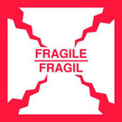 4 x 4" Fragile/Fragil