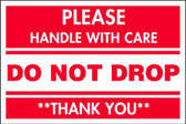 3 x 2" Shipping Label, Do Not Drop