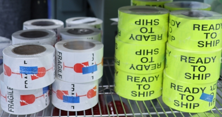 Printed Tapes Serve as Messages