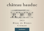 Blanc de blancs Crémant 2021 - Front label Blanc de blancs Crémant 2021 - Front label
