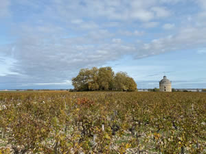 Famous châteaux in autumn