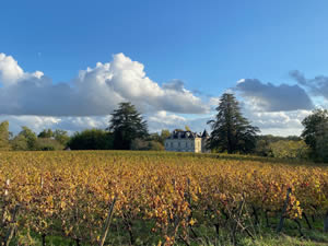 Famous châteaux in autumn