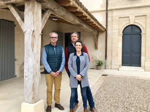 Pomerol vineyards in autumn