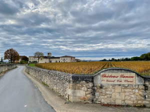 Saint-Émilion vineyards in autumn