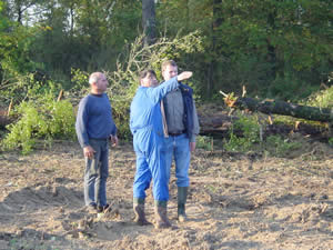 A youthful Daniel, our vineyard manager, showing the way