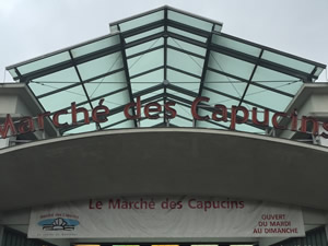 The market in Bordeaux