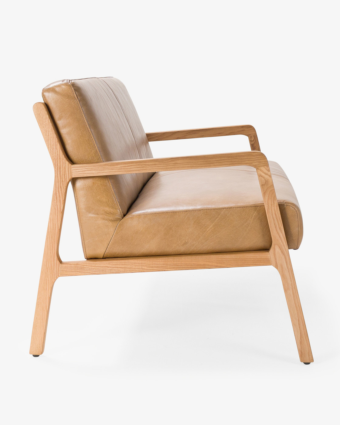 Felix Leather Sofa - Nutt Tan, 2 Seater