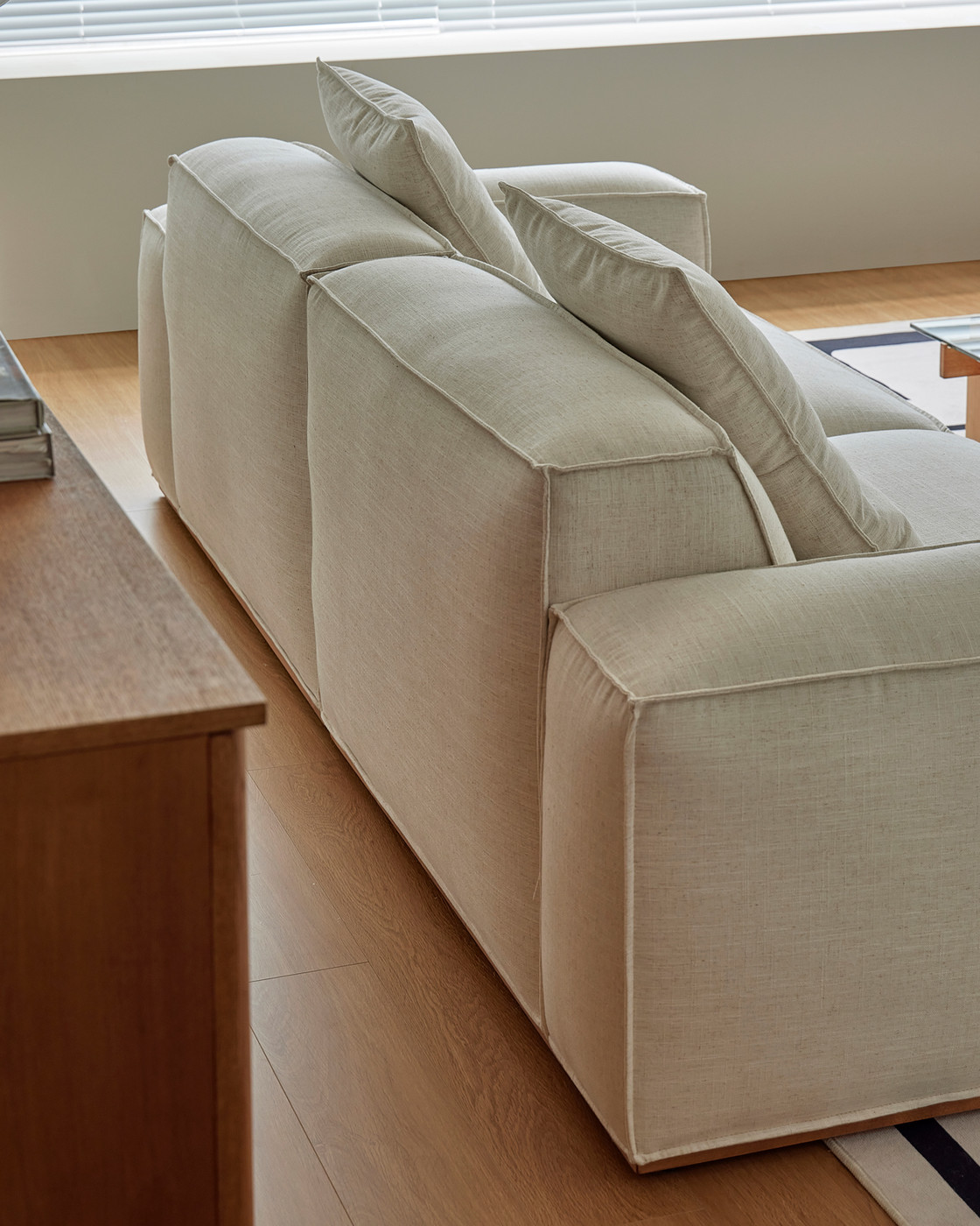 Hayes Modular Sofa - 3 Seater, Bone