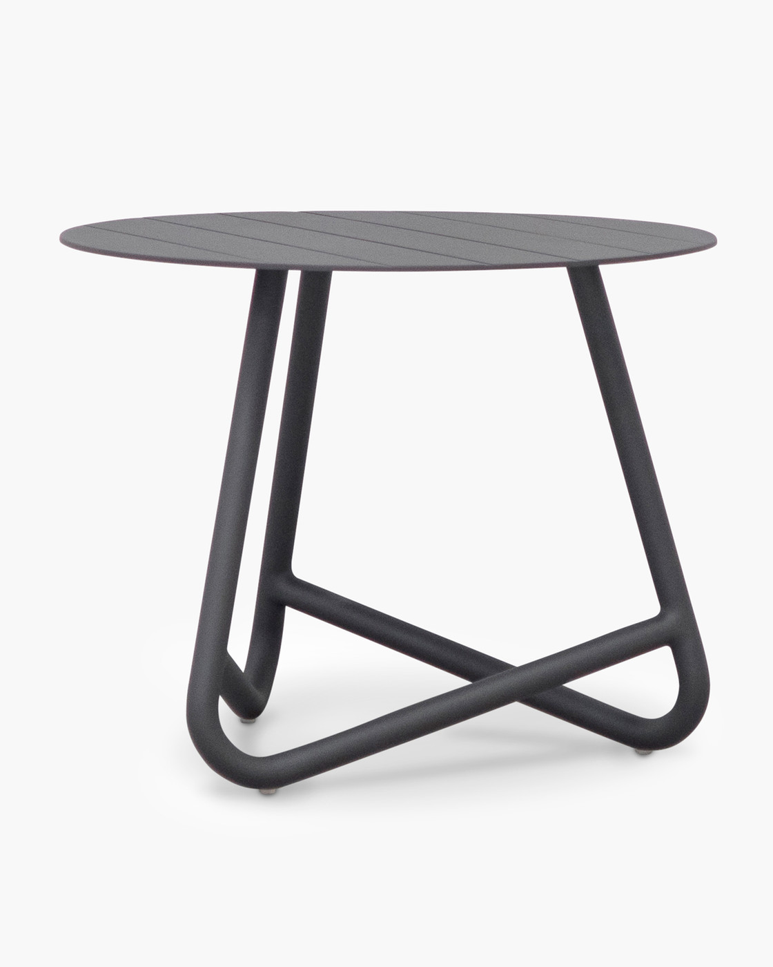 Palmer Outdoor Aluminium Side Table - Charcoal