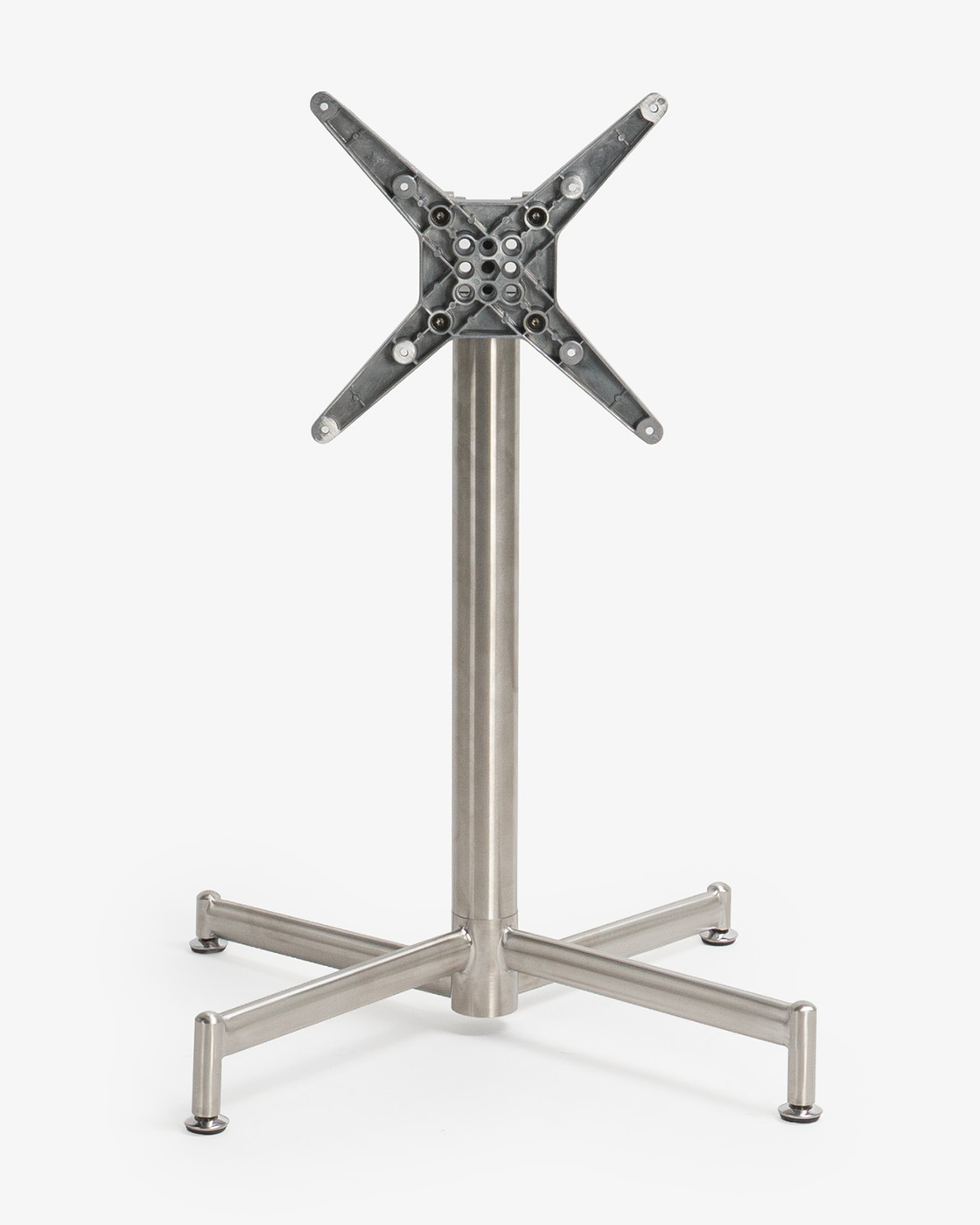 Lucca Folding Table Base - 75cm, Stainless Steel