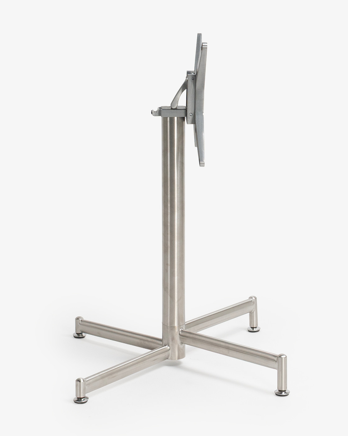 Lucca Folding Table Base - 75cm, Stainless Steel