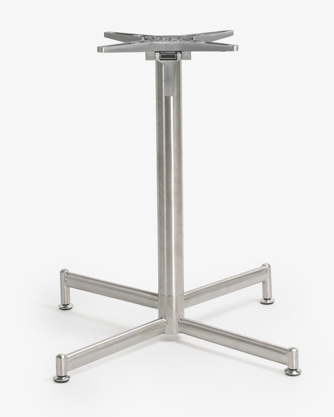 Lucca Folding Table Base - 75cm, Stainless Steel
