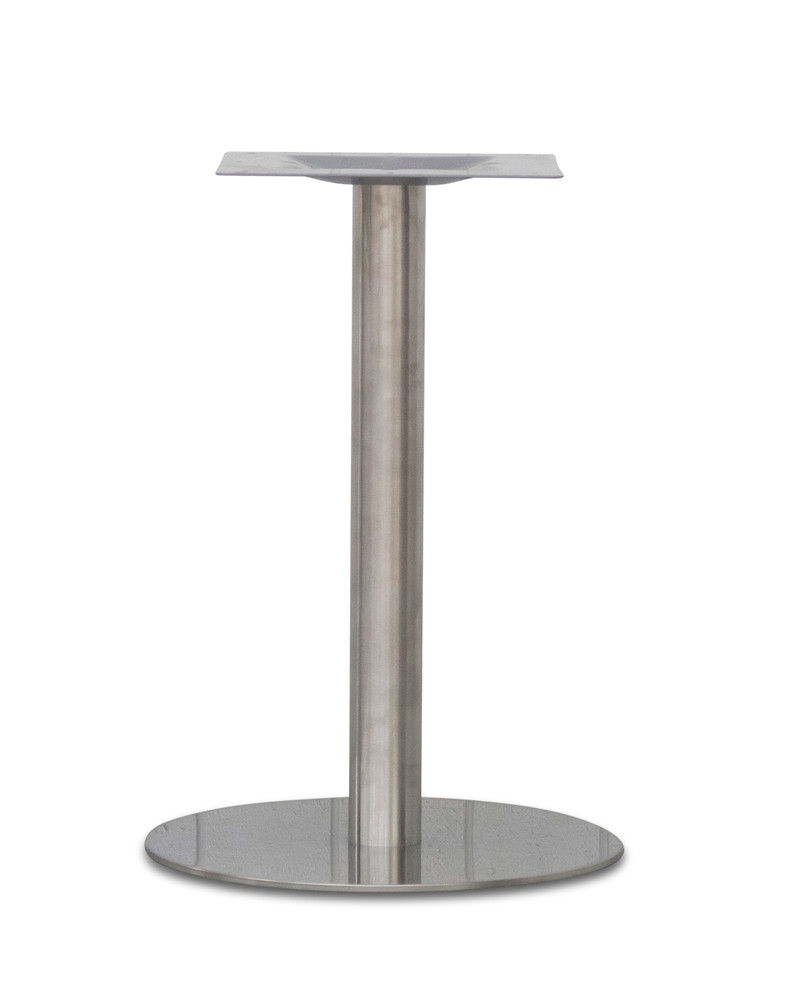 Orion Round Table Base - 58cm, Stainless Steel