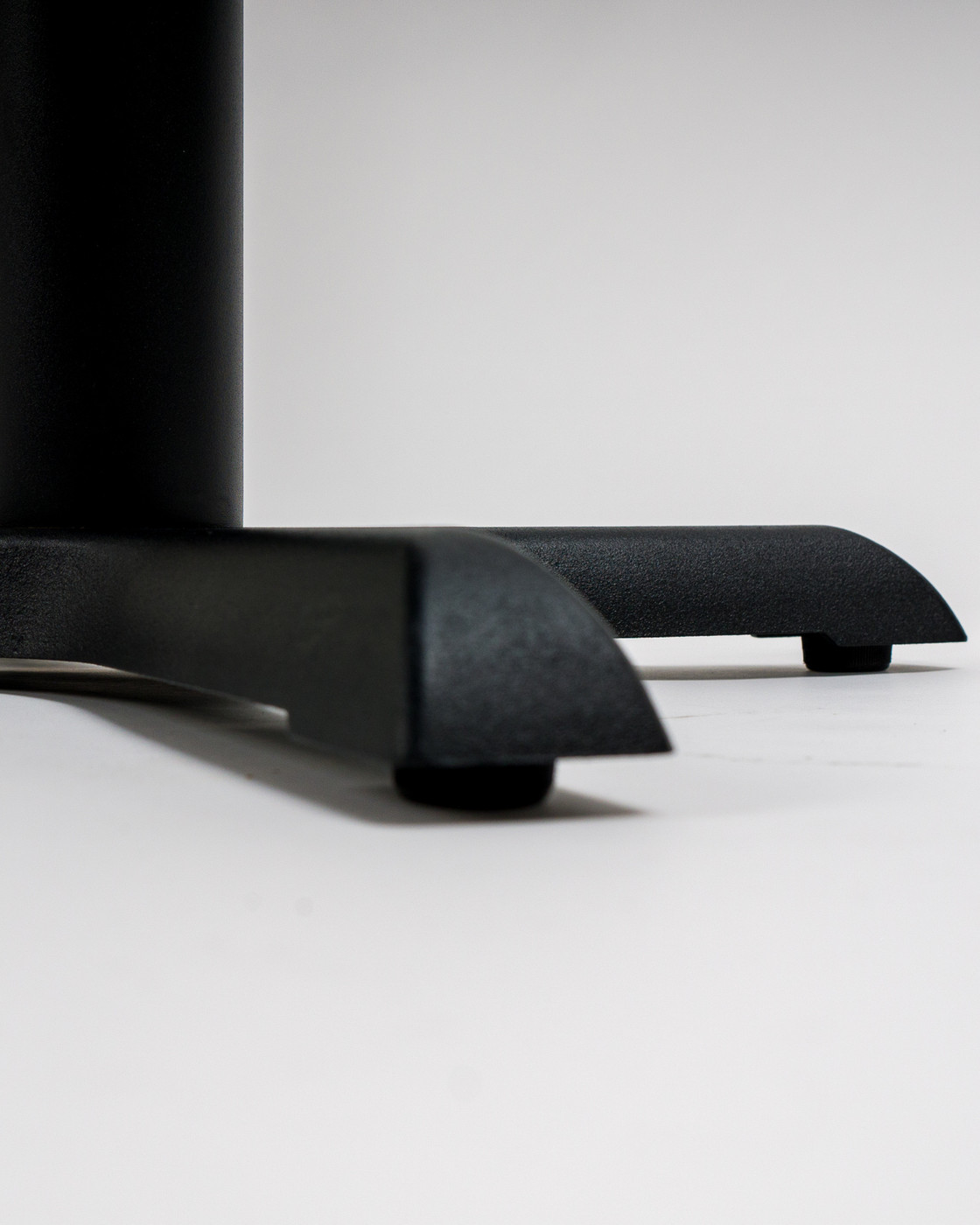 Cast Cross Table Base - 56Cm, Black