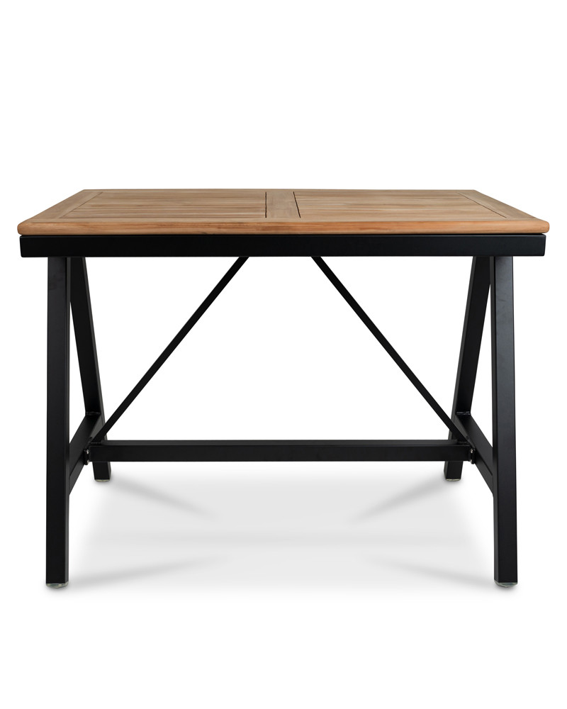 Harper Aluminium Bar Leaner Base - 1190*790*90H, Black